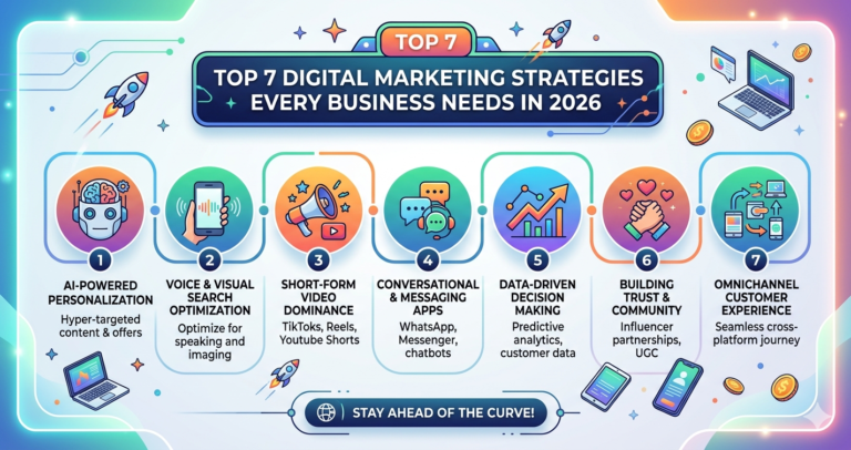 Top 7 Digital Marketing Strategies Every Business Needs in 2026